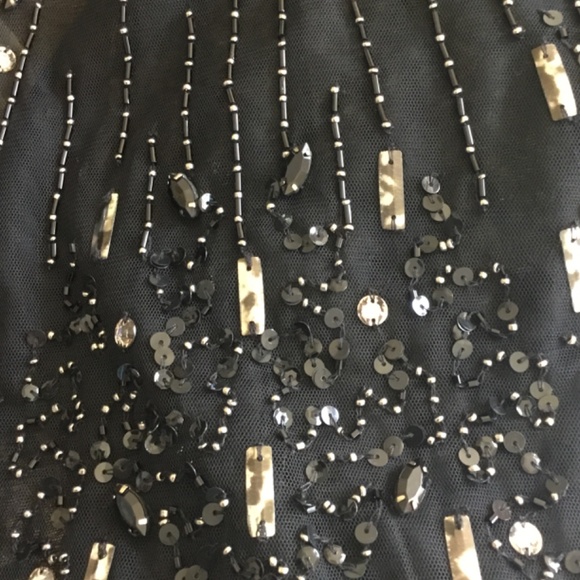 Mac Duggal Beaded Mini Capelet - Picture 10 of 12